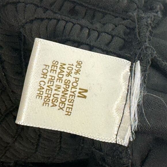 Arden B Black Velvet Tie-Front Crop Top Size M NWT Y2K Vintage Made in USA Goth - Picture 9 of 9